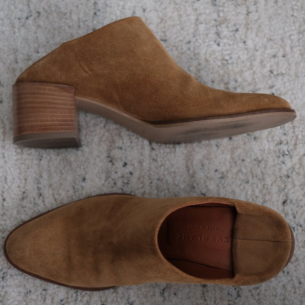 Everlane The Day Heel Mule Mustard Size 5.5